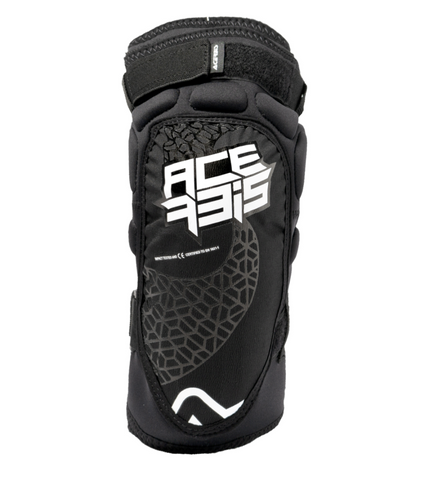 Acerbis Kids Soft Knee Guards Black White