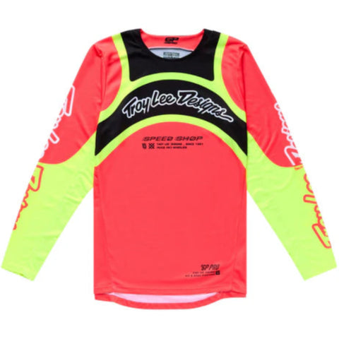 2026 Troy Lee Designs GP Pro Swerve Jersey  Infra Red / Flo Yellow