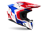 Airoh Twist 3 Dizy Blue Red Gloss Motocross Helmet