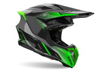 Airoh Twist 3 Shard Green Gloss Motocross Helmet