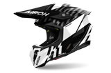 Airoh Twist 3 Thunder Black White Gloss Motocross Helmet