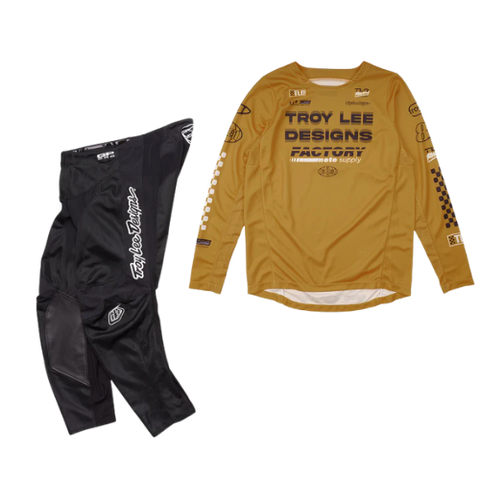 Troy Lee Designs GP Pro Air Factory Youth Kit Combo - Gold