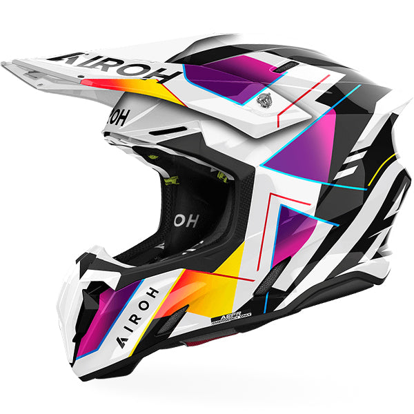 Airoh Twist 3 Rainbow Gloss Motocross Helmet – AT Motocross