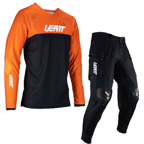 Leatt 4.5 Enduro Kit Combo Black Orange