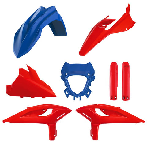 Polisport Beta Plastics kit RR XT - Red Blue