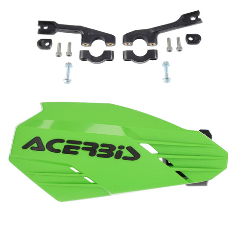 Acerbis Linear Handguards Green White