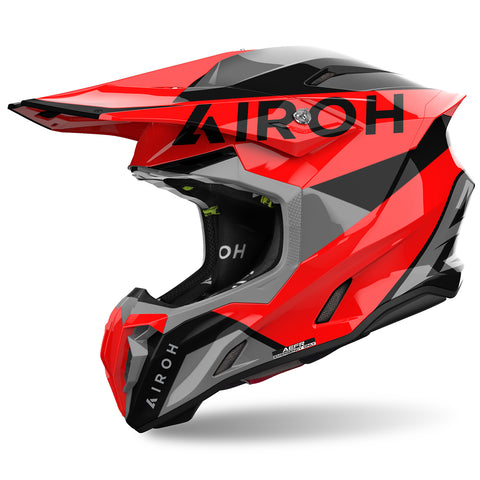 Airoh Twist 3 King Red Gloss Motocross Helmet