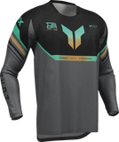 2026 Thor Jersey Launchmode Vent Raptor Black Charcoal