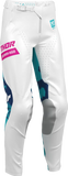 2026 Thor Women's Pant Launchmode Bleach White Aqua
