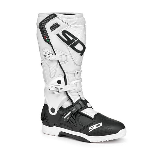 Sidi CrossAir White Black Motocross Boots – AT Motocross