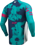 2026 Thor Jersey Launchmode Bleach White Aqua