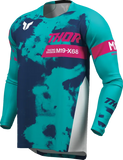 2026 Thor Launchmode Bleach Youth Jersey White Aqua