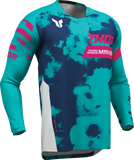 2026 Thor Jersey Launchmode Bleach White Aqua