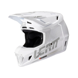 2025 Leatt 7.5 V25 White Helmet with 4.5 Goggle