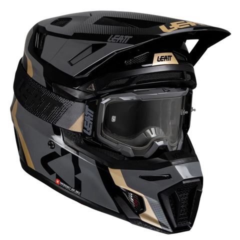 2025 Leatt 8.5 V25 Black Helmet with 5.5 Goggle
