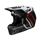 2025 Leatt 9.5 V25 Carbon White Helmet with 6.5 Iriz Goggles