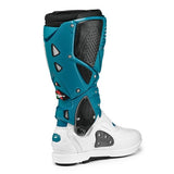 Sidi Crossfire 3 SRS White Petrol Motocross Boots