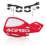 Acerbis Uniko Vented Handguards Red White