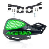 Acerbis Uniko vented Handguards - Black Green