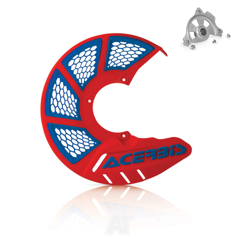 Acerbis X-Brake Vented Disc Guard Cover Kit Red Blue