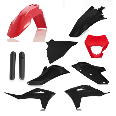 Acerbis GAS GAS Plastic Kit EC ECF - Red Black