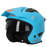 Acerbis Jet Aria Trials Helmet Cyan Blue