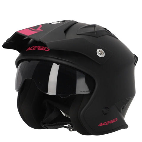 Acerbis Jet Aria Trials Helmet Black Pink