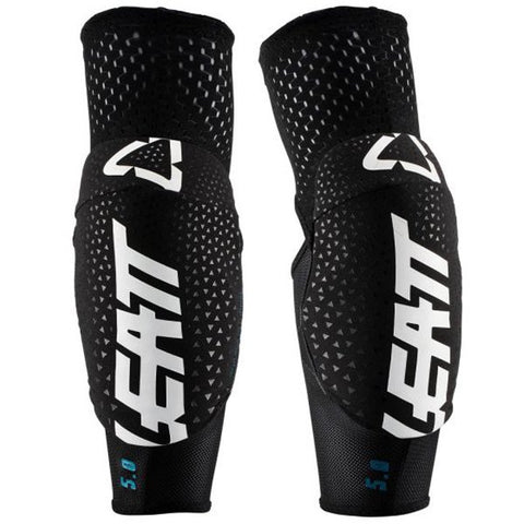 Leatt Kids 3DF 5.0 White Black Elbow Guards