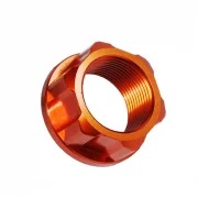 Apico Aluminium  Rear Axle Nut - KTM Orange