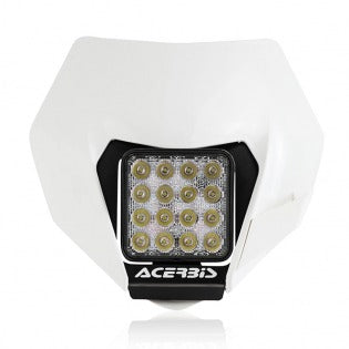 Acerbis White VSL LED Headlight Universal Fit