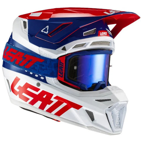 Leatt 8.5 V21.1 Motocross Helmet - Blue