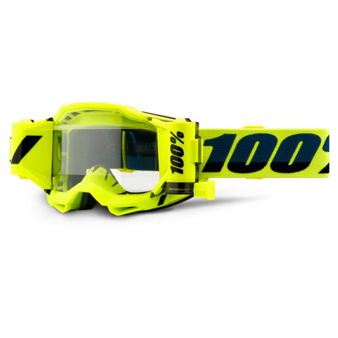 100% Accuri 2 Forecast Goggles Clear Lens - Yellow
