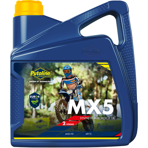 Putoline MX5 Two Stroke Oil - 4 Litres