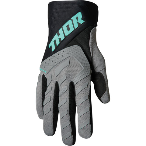 Thor Spectrum Black Mint Motocross Gloves