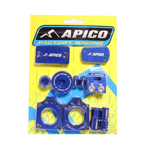 Apico Factory Anodised Bling Pack - Suzuki - Blue