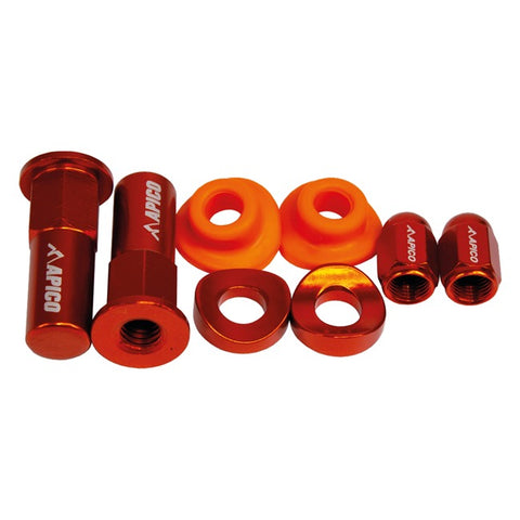 Apico Factory Anodised Wheel Bling Pack - Orange