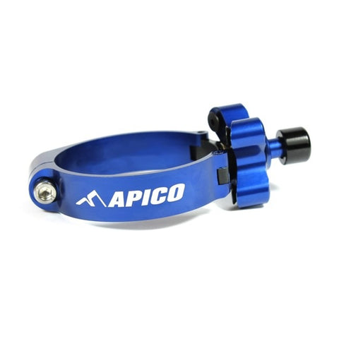 Apico CNC Holeshot Device - Yamaha - Blue