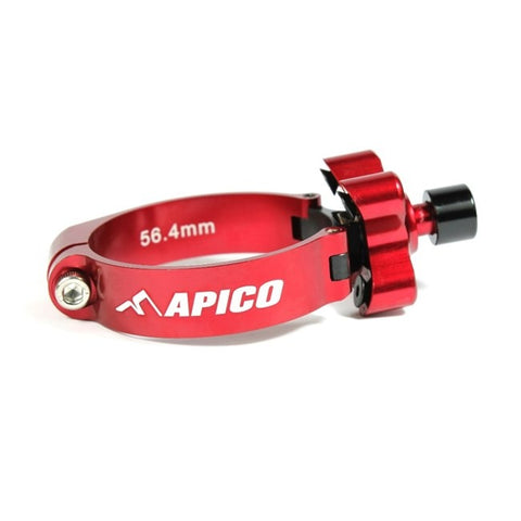 Apico CNC Holeshot Device - Honda - Red