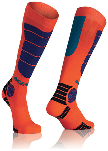 Acerbis MX Impact Socks - Orange Blue