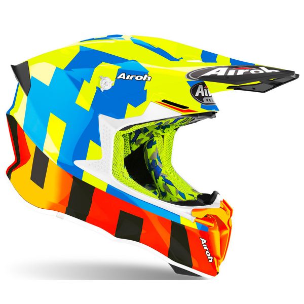 Airoh Twist 2.0 Frame Motocross Helmet Yellow – AT Motocross