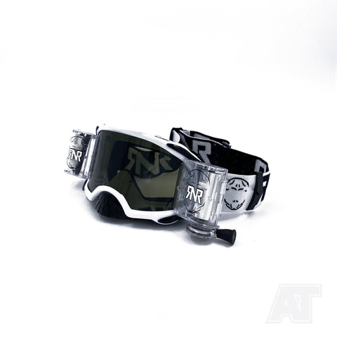 Rip N Roll RNR Platinum 48mm Motocross Goggles - White