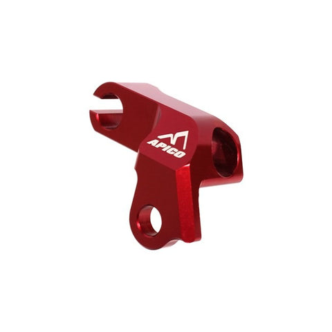 Apico Clutch Cable Guide - Honda Red