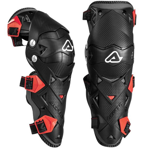 Acerbis Youth Impact Evo 3.0 Knee Guards - Black Red
