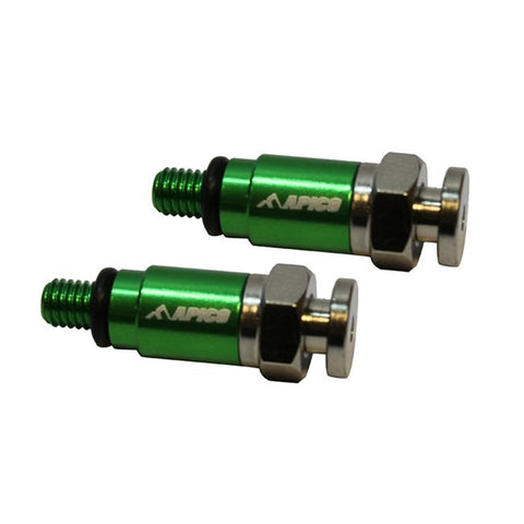 Apico Fork Bleeder Screws (M5x0.8) KYB/Showa - Green