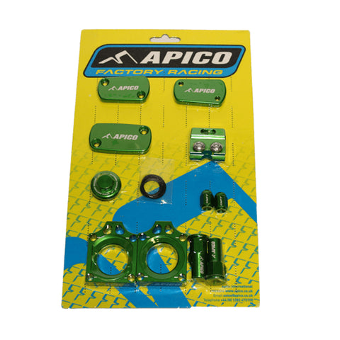 Apico Factory Anodised Bling Pack - Kawasaki - Green