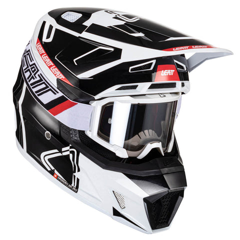 Leatt Helmet Moto 7.5 V24 Black white Helmet