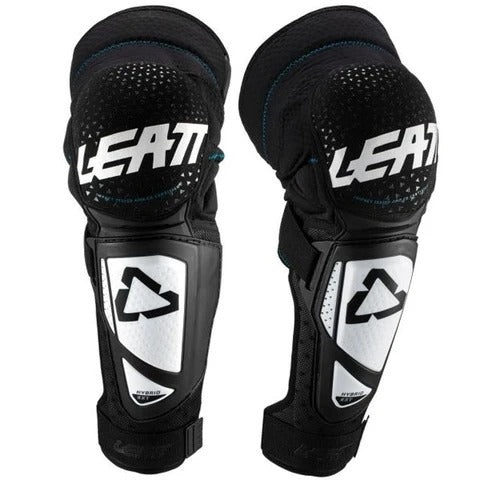 Leatt 3DF Hybrid Junior EXT White Black Knee Shin Guards