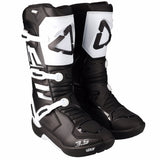 Leatt Moto 3.5 Black White Youth Kids Motocross Boots