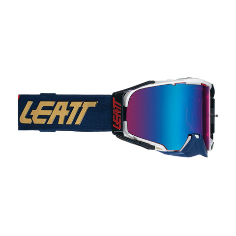 Leatt 6.5 Iriz Royal Blue Lense Tear Off Goggle