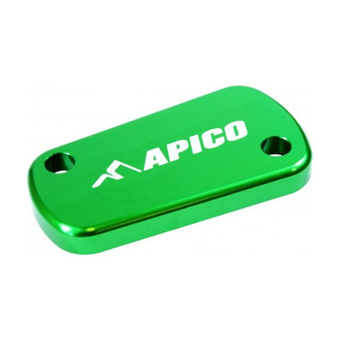 Apico Rear Brake Reservoir Cover - Kawasaki  - Green